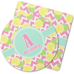 Pineapples Rubber Backed Coaster (Personalized)