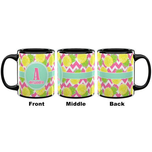 Pineapples Coffee Mug - 11 oz - Black APPROVAL