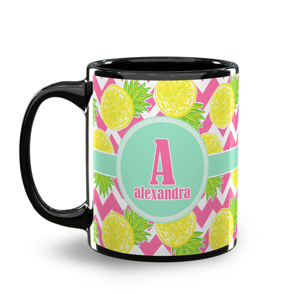 Pineapples Coffee Mug - 11 oz - Black