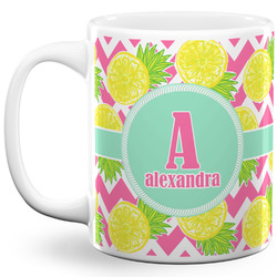 Pineapples 11 Oz Coffee Mug - White (Personalized)