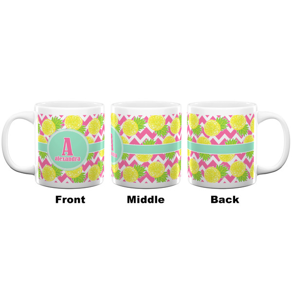 Pineapples Coffee Mug - 20 oz - White APPROVAL