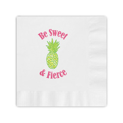 Pineapples Coined Cocktail Napkins (Personalized)