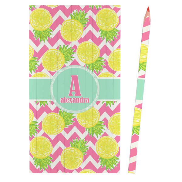 Pineapples Colored Pencils - Front View