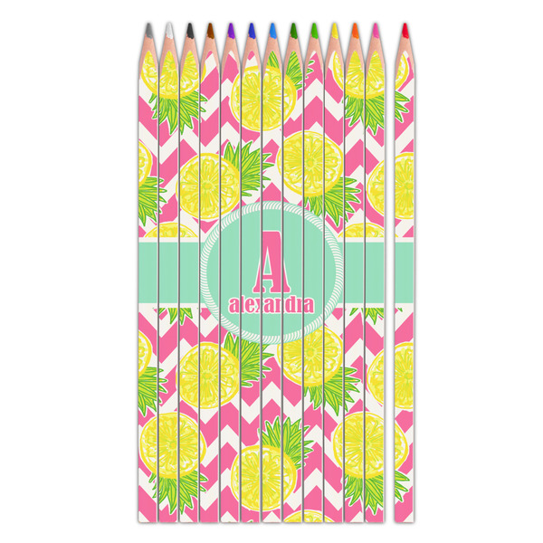 Custom Pineapples Colored Pencils (Personalized)
