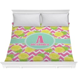 Pineapples Comforter - King (Personalized)