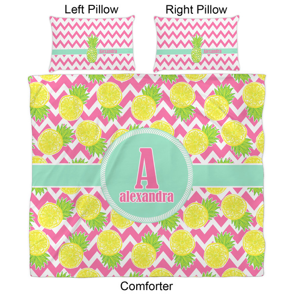 Pineapples Comforter Set - King - Approval