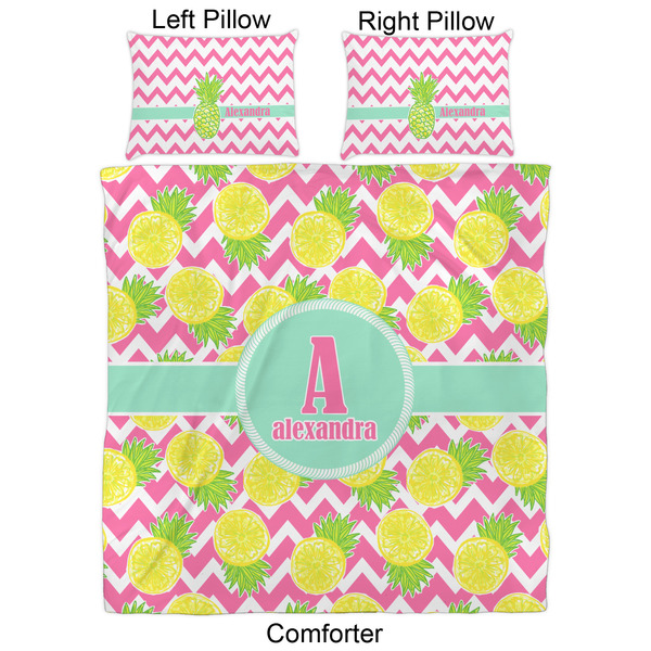Pineapples Comforter Set - Queen - Approval