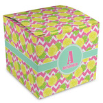 Pineapples Cube Favor Gift Boxes (Personalized)