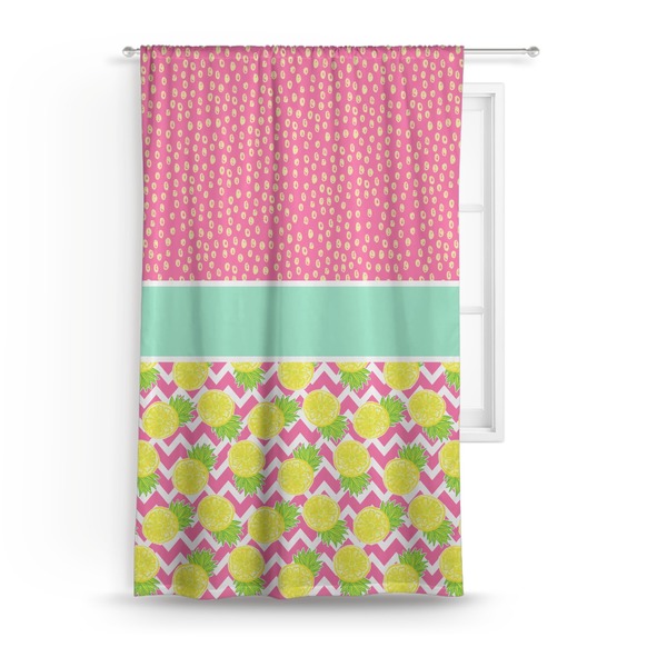 Custom Pineapples Curtain - 50"x84" Panel