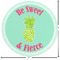 Pineapples Custom Shape Iron On Patches - L - APPROVAL