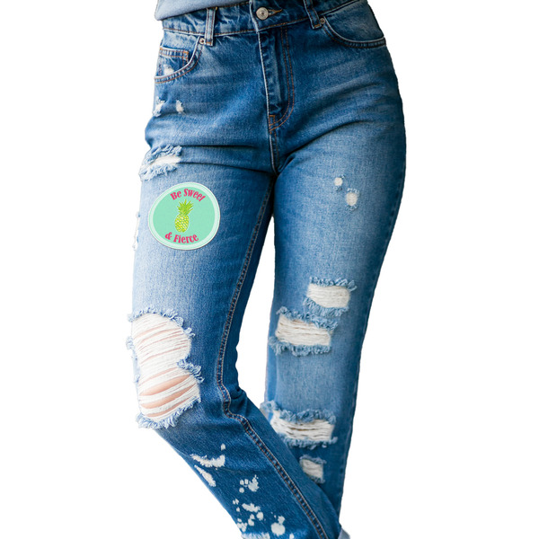 Pineapples Custom Shape Iron On Patches - L - single APPROVAL