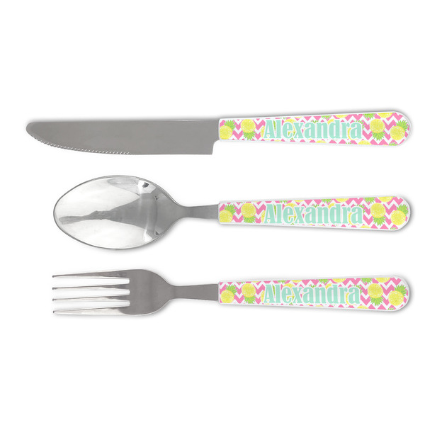 Custom Pineapples Cutlery Set (Personalized)
