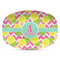 Pineapples Plastic Platter - Microwave & Oven Safe Composite Polymer (Personalized)