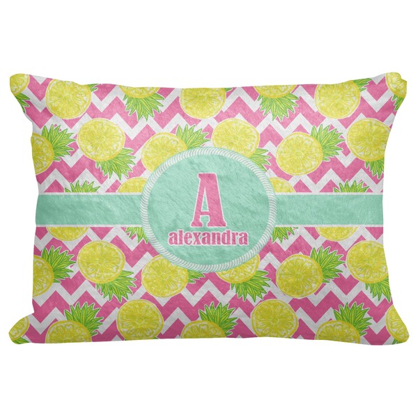 Custom Pineapples Decorative Baby Pillowcase - 16"x12" (Personalized)