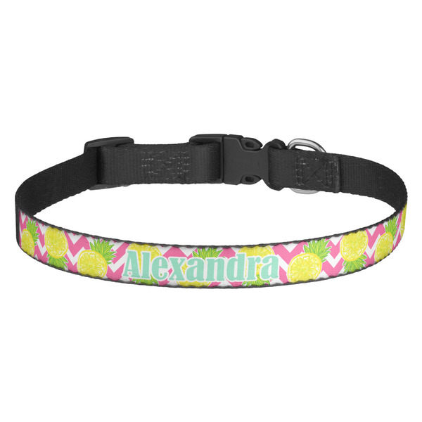 Custom Pineapples Dog Collar (Personalized)
