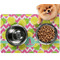 Pineapples Dog Food Mat - Small LIFESTYLE