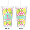 Pineapples Double Wall Tumbler with Straw - Approval