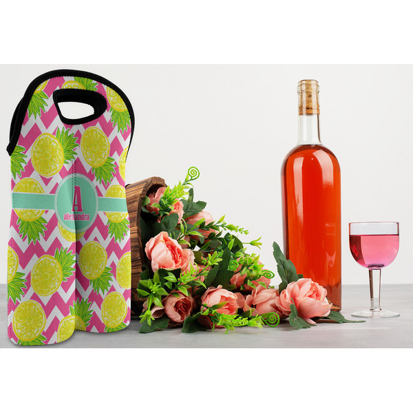 Pineapples Double Wine Tote - LIFESTYLE (new)