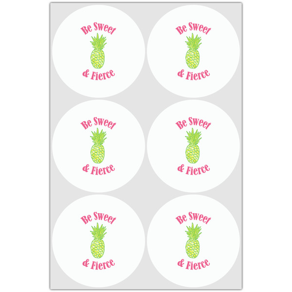 Pineapples Drink Topper - Large - Set of 6