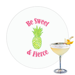 Pineapples Printed Drink Topper (Personalized)