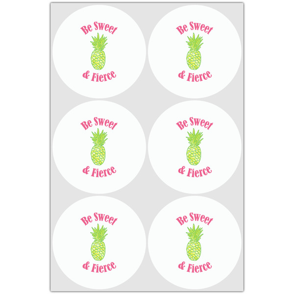 Pineapples Drink Topper - XLarge - Set of 6