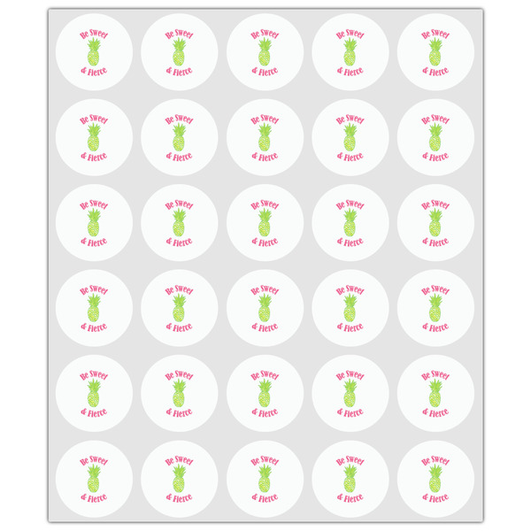 Pineapples Drink Topper - XSmall - Set of 30