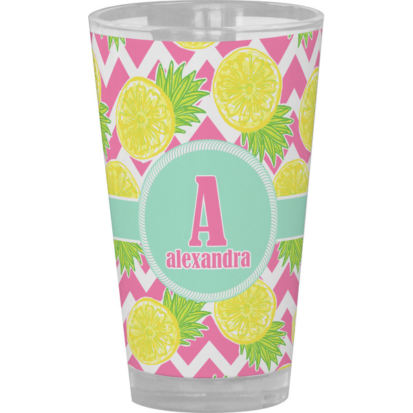 Custom Pineapples Pint Glass - Full Color (Personalized)