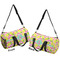 Pineapples Duffle bag large front and back sides