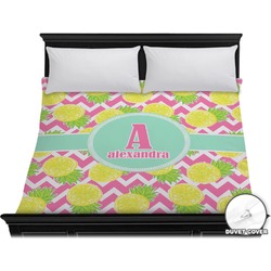 Pineapples Duvet Cover - King (Personalized)