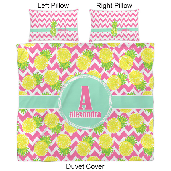 Pineapples Duvet Cover Set - King - Approval