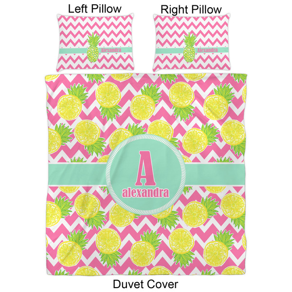 Pineapples Duvet Cover Set - Queen - Approval