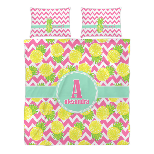 Pineapples Duvet cover Set - Queen - Alt Approval