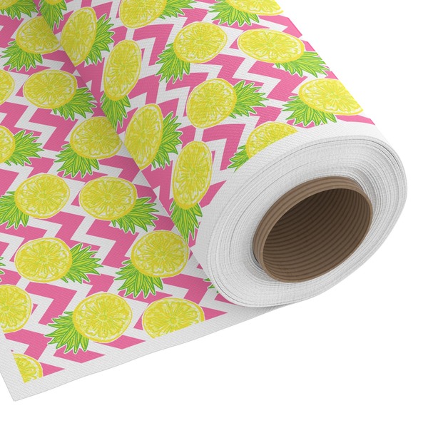 Custom Pineapples Fabric by the Yard - Spun Polyester Poplin