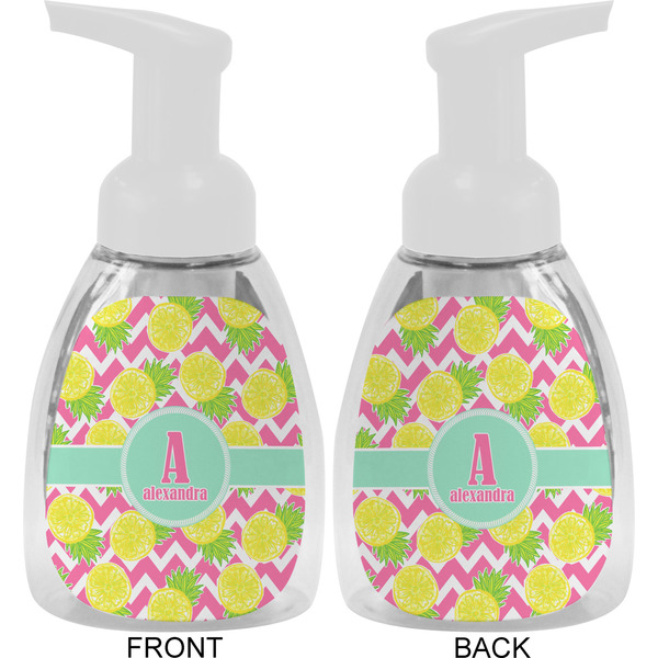 Pineapples Foam Soap Bottle Approval - White