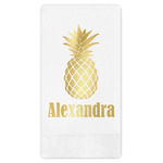 Pineapples Guest Napkins - Foil Stamped (Personalized)