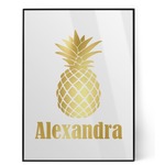 Pineapples Foil Print (Personalized)