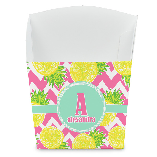 Custom Pineapples French Fry Favor Boxes (Personalized)