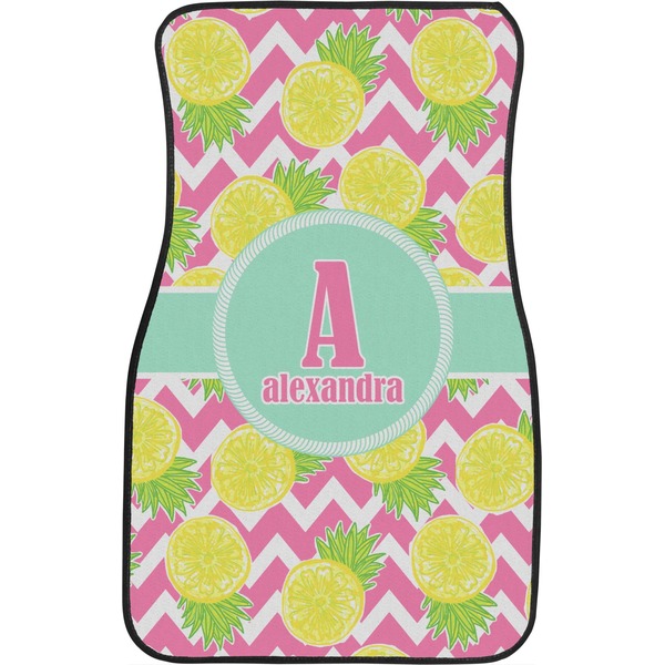 Pineapples Front Seat Car Mat