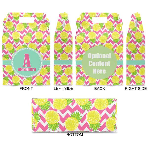 Pineapples Gable Favor Box - Approval