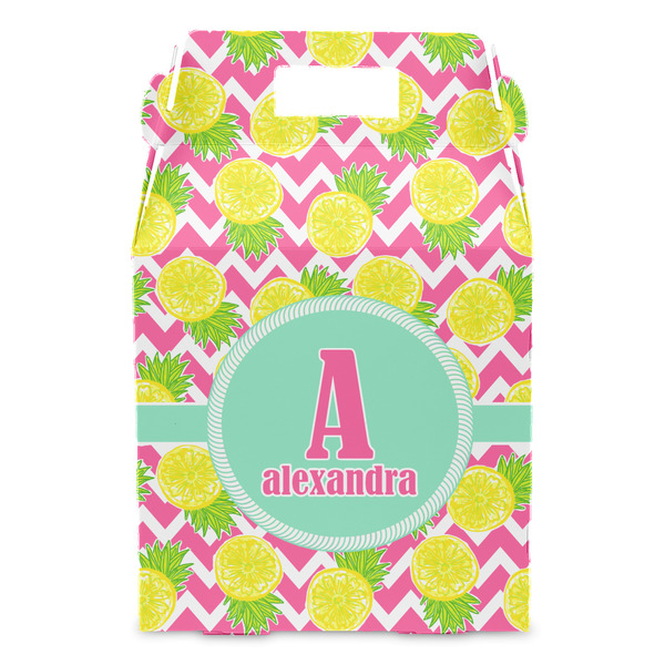 Pineapples Gable Favor Box - Front
