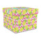 Pineapples Gift Box with Lid - Canvas Wrapped - Large (Personalized)