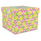 Pineapples Gift Boxes with Lid - Canvas Wrapped - X-Large - Front/Main