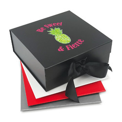 Pineapples Gift Box with Magnetic Lid (Personalized)