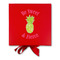 Pineapples Gift Boxes with Magnetic Lid - Red - Approval