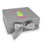 Pineapples Gift Boxes with Magnetic Lid - Silver - Front