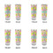 Pineapples Glass Shot Glass - 2 oz - Set of 4 - APPROVAL