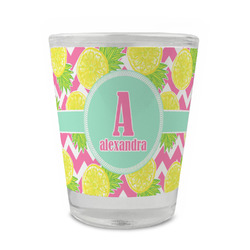 Pineapples Glass Shot Glass - 1.5 oz - Set of 4 (Personalized)