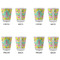 Pineapples Glass Shot Glass - Standard - Set of 4 - APPROVAL