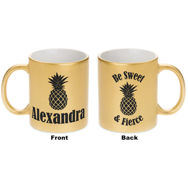 Pineapples Gold Mug - Apvl