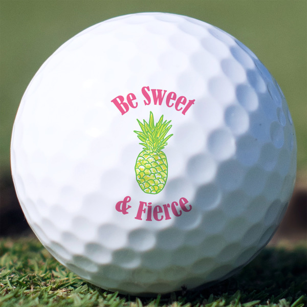 Custom Pineapples Golf Balls - Titleist Pro V1 - Set of 12 (Personalized)